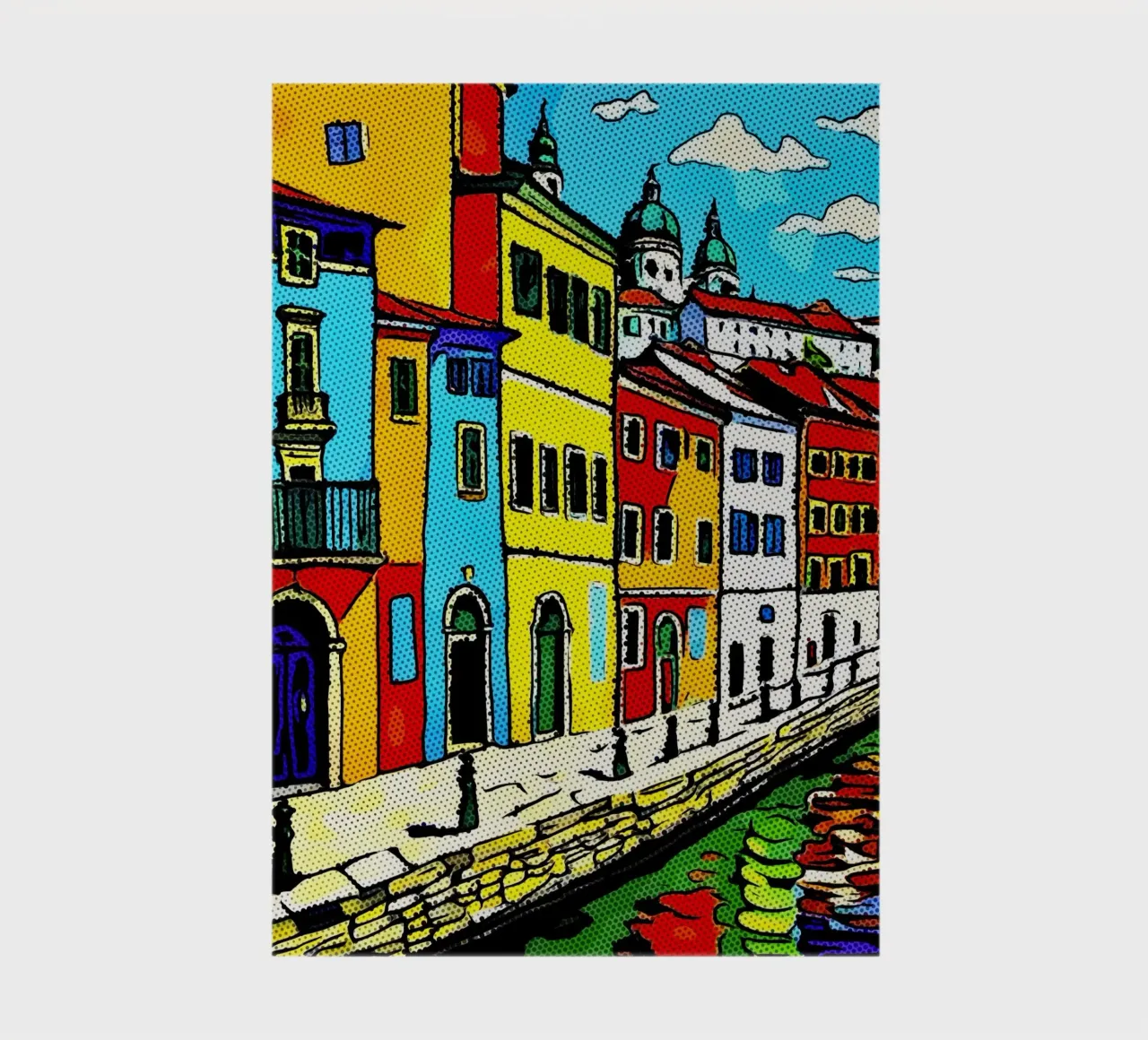 Travelling in Europe, motif 7 notebook by ZAMART - PopArt