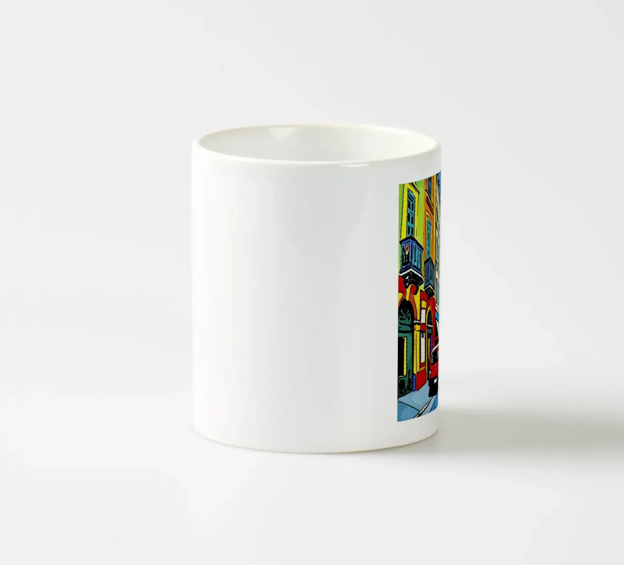 Viaggiare in Europa, motivo 10 tazza in ceramica da ZAMART - PopArt