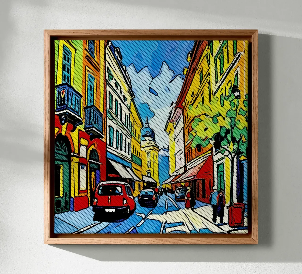 Travelling in Europe, motif 10 canvas by ZAMART - PopArt