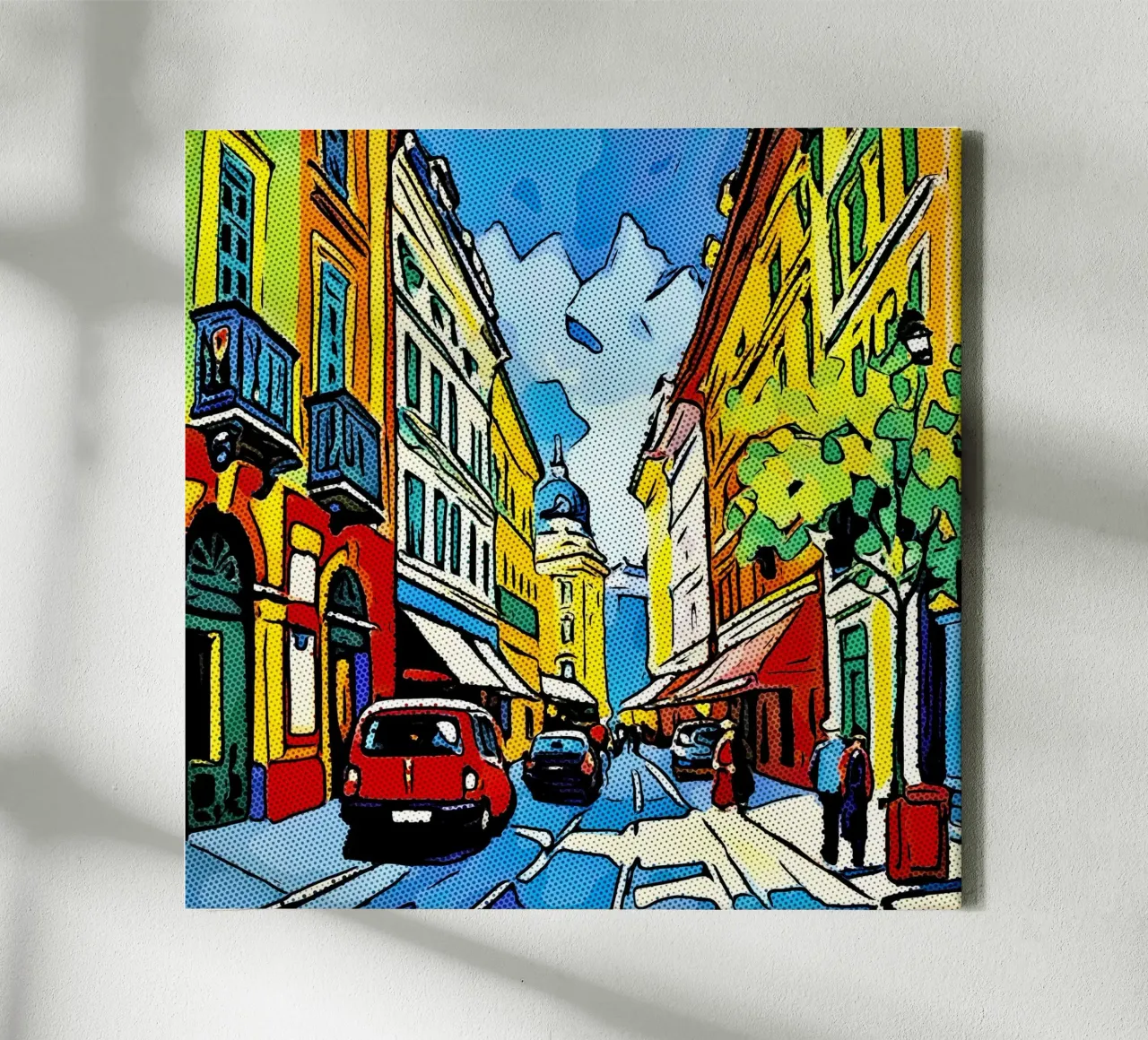 Travelling in Europe, motif 10 canvas by ZAMART - PopArt