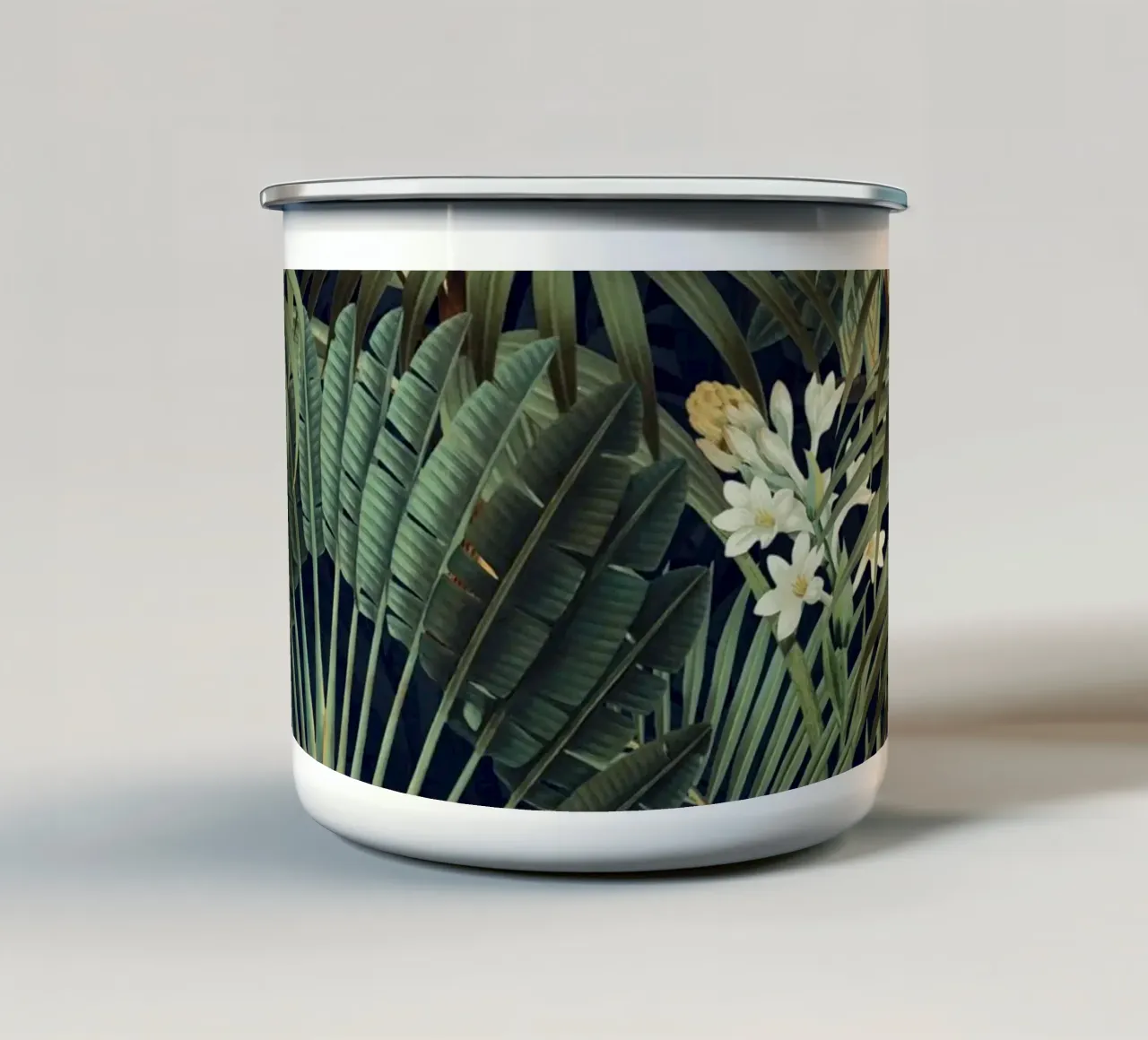 Midnight Forest tazza in smalto da burcukorkmazyurek