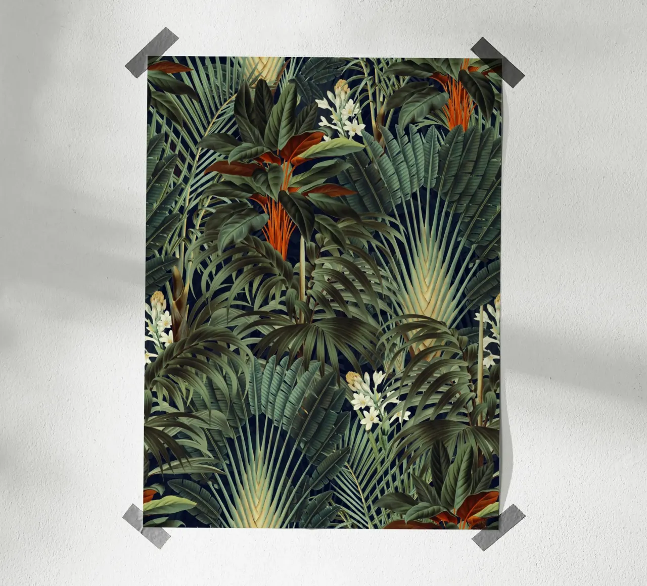 Midnight Forest carta hahnemühle da burcukorkmazyurek