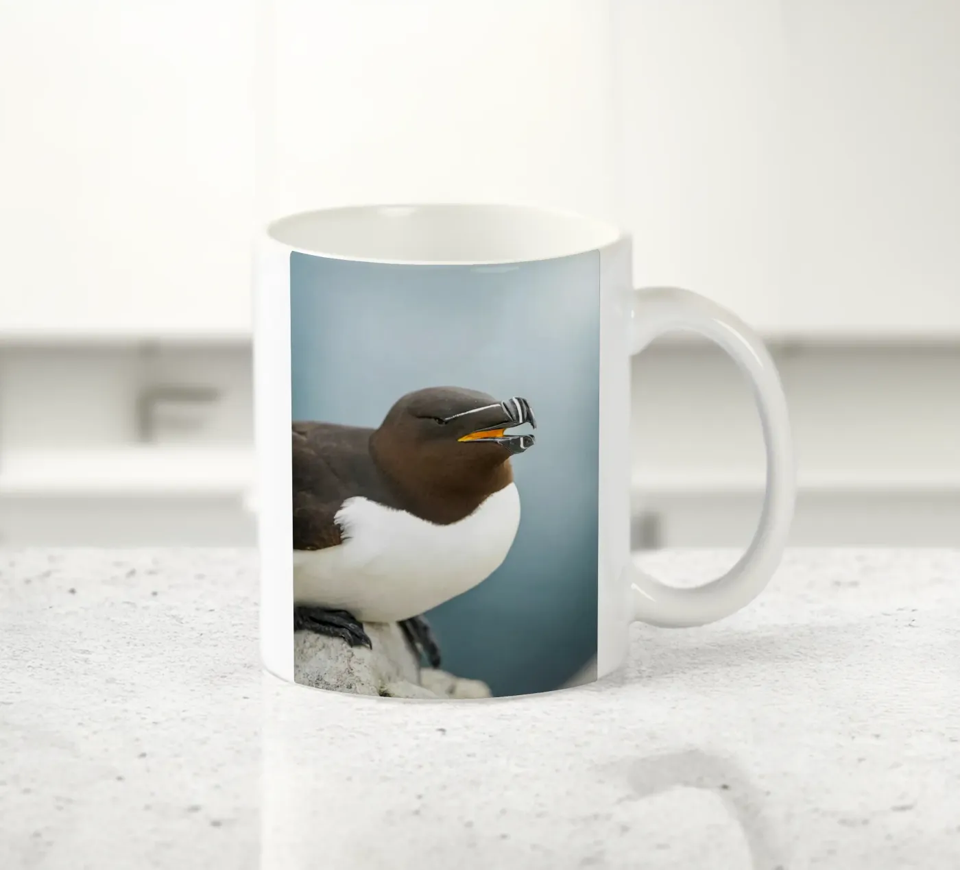 Razorbill ceramic mug by Tom's Wildlife