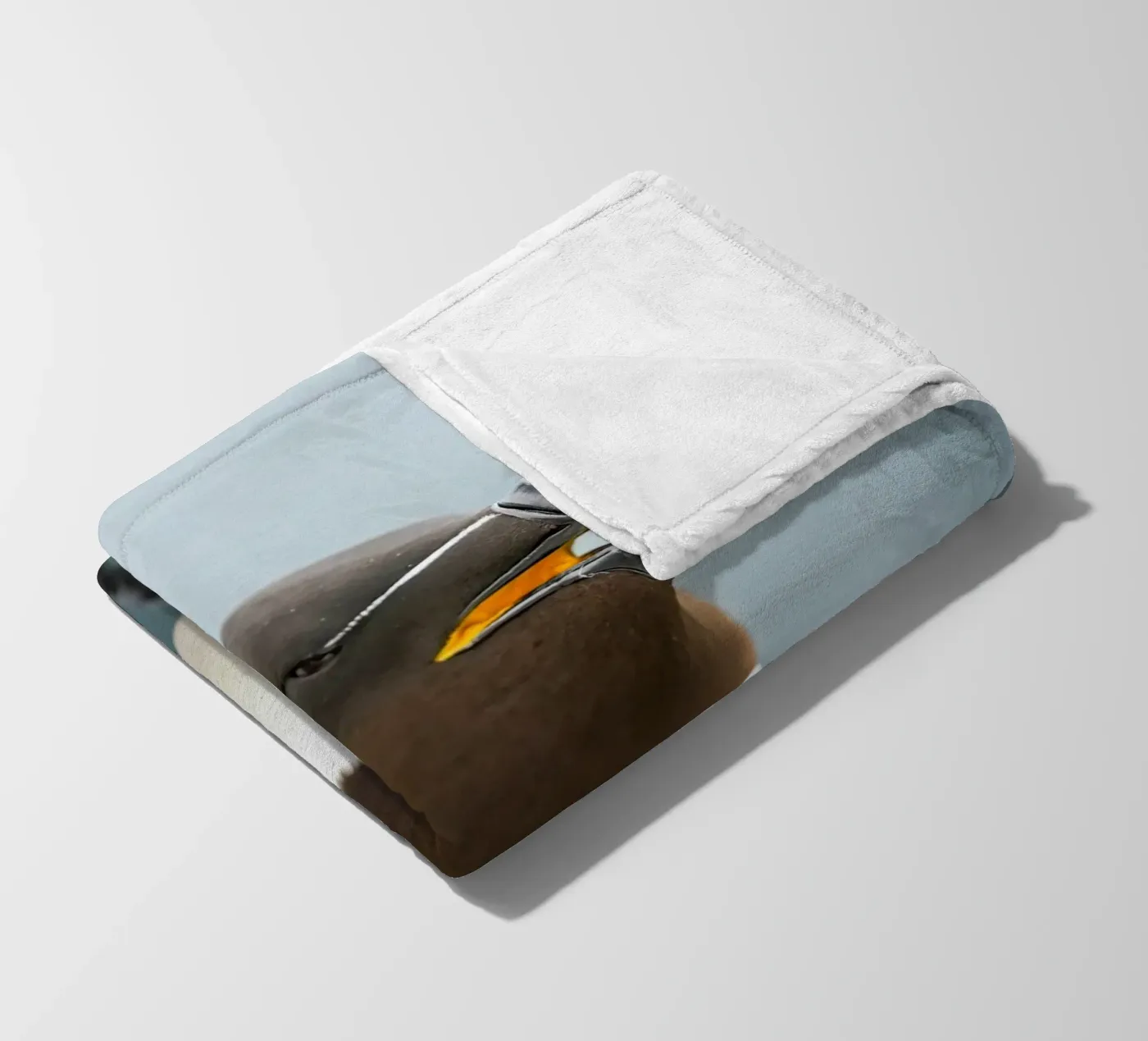 Razorbill fleece blanket by Tom's Wildlife