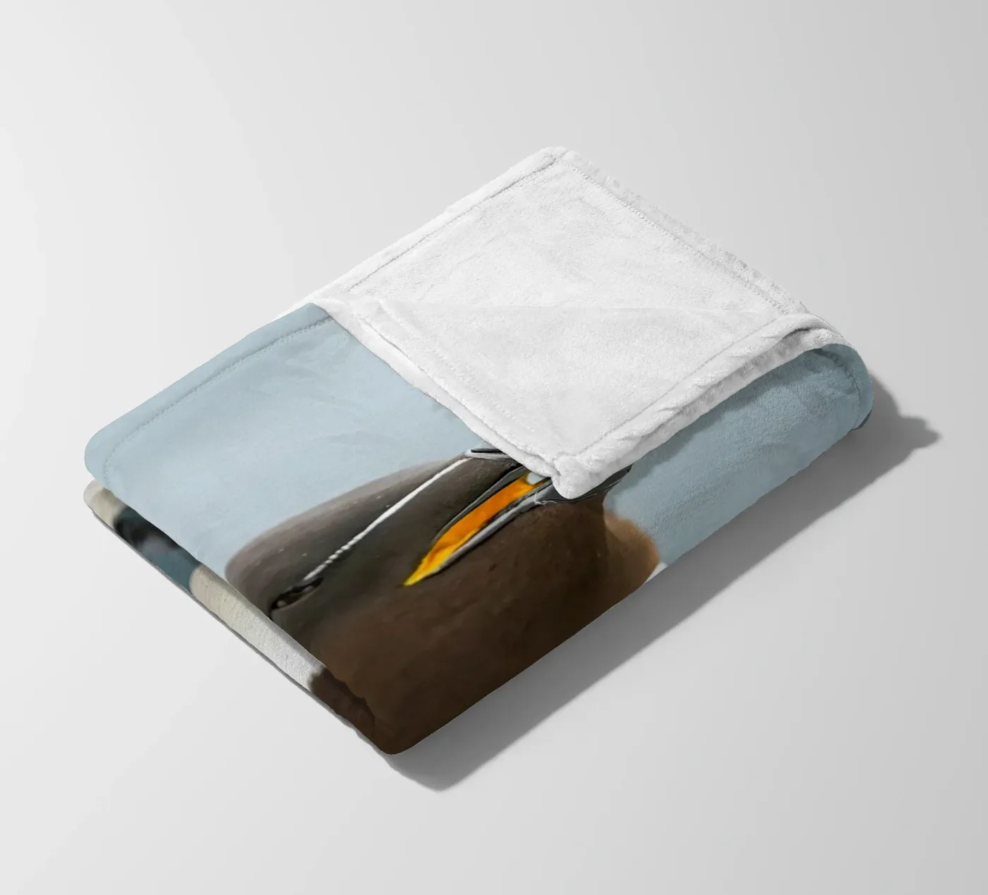Razorbill fleece blanket by Tom's Wildlife