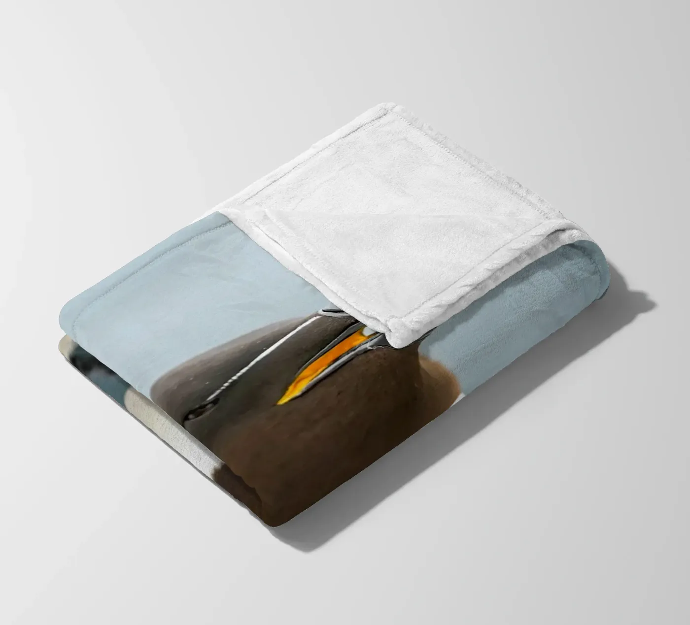 Razorbill fleece blanket by Tom's Wildlife