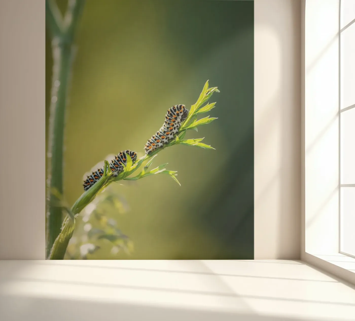 Rups fotobehang van Tom's Wildlife