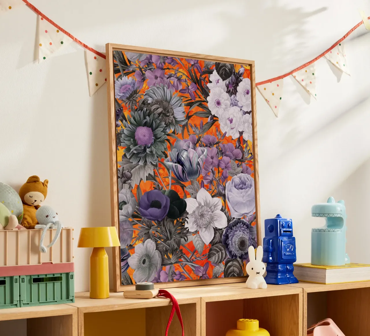 Magical Garden IX acrylic glass by burcukorkmazyurek