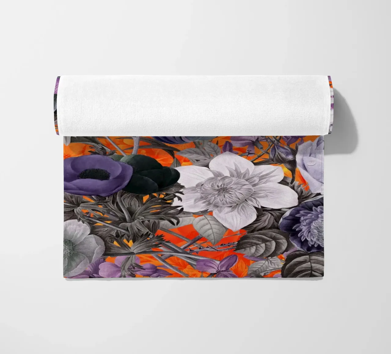 Magical Garden IX beach towel by burcukorkmazyurek