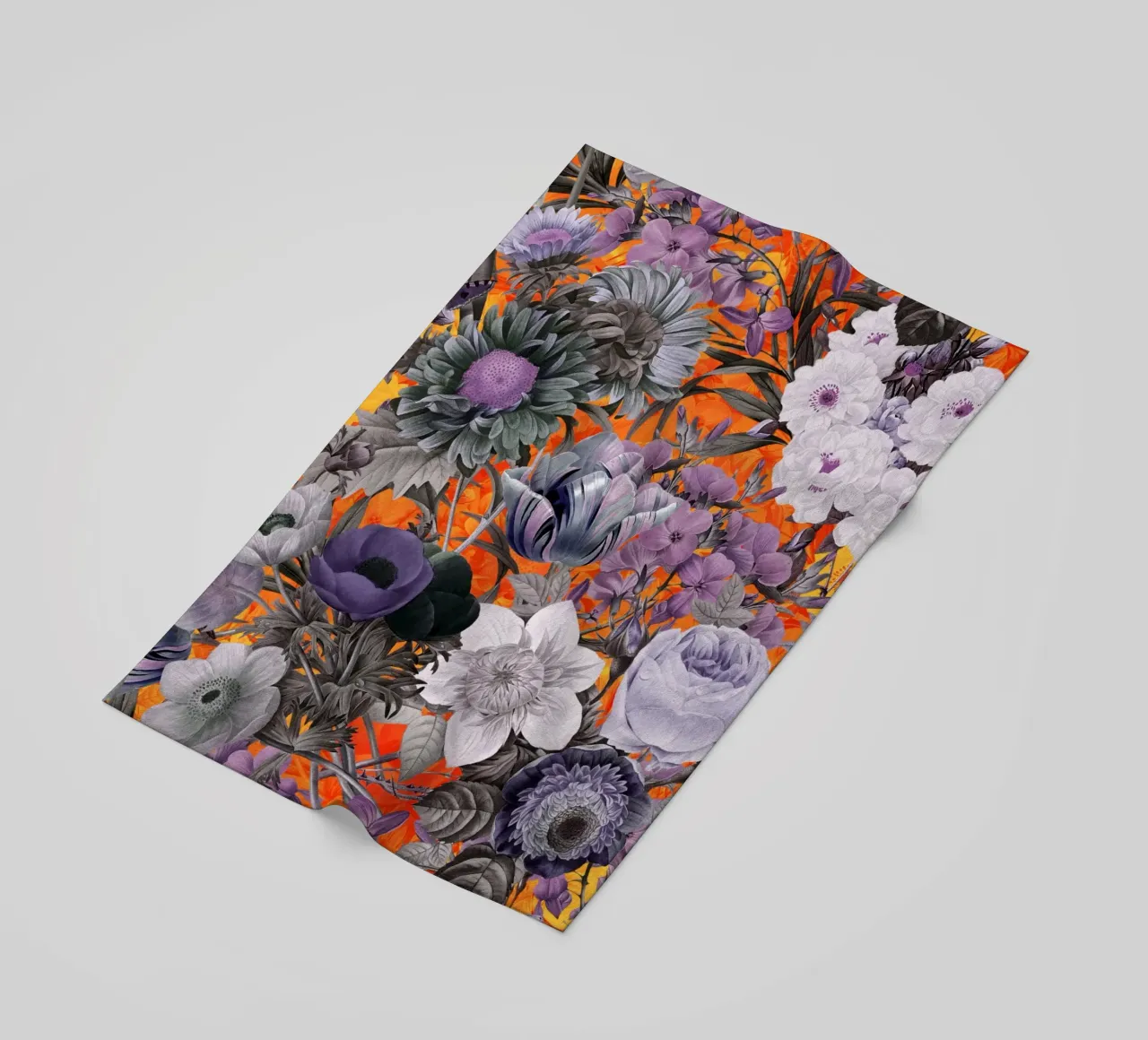 Magical Garden IX beach towel by burcukorkmazyurek