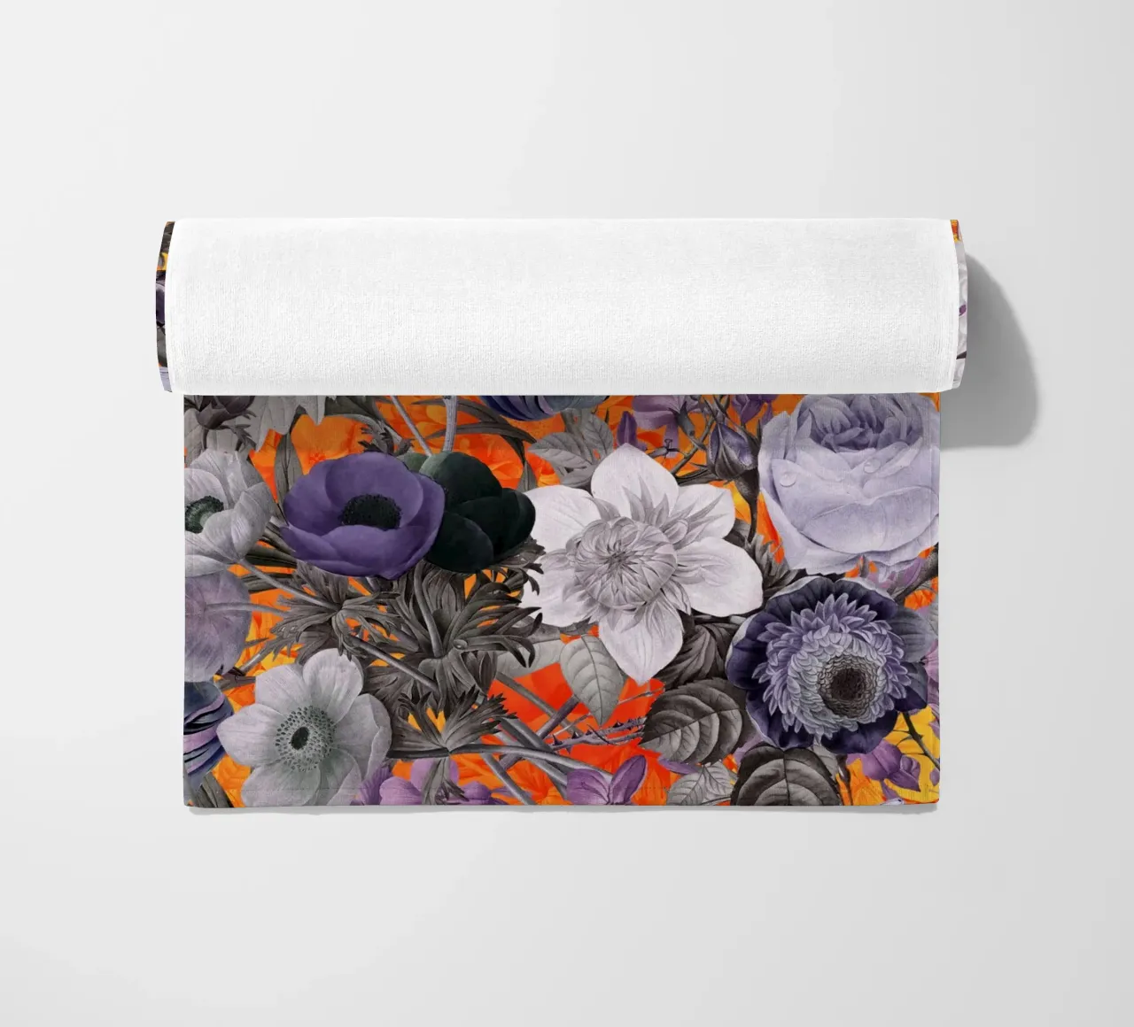 Magical Garden IX beach towel by burcukorkmazyurek