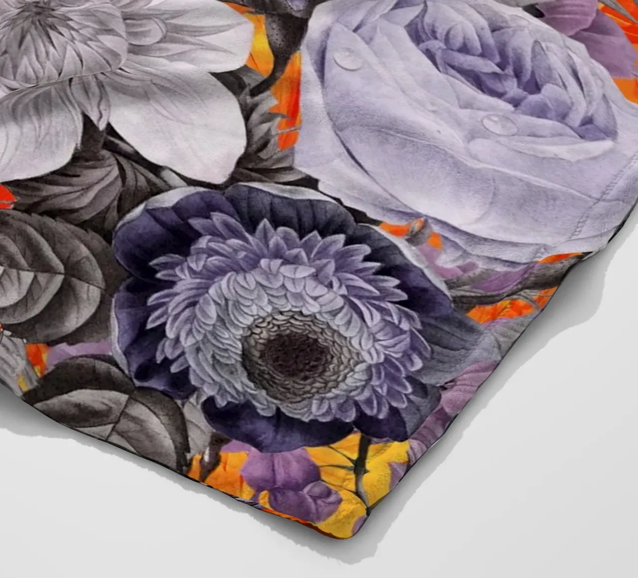 Magical Garden IX fleece blanket by burcukorkmazyurek