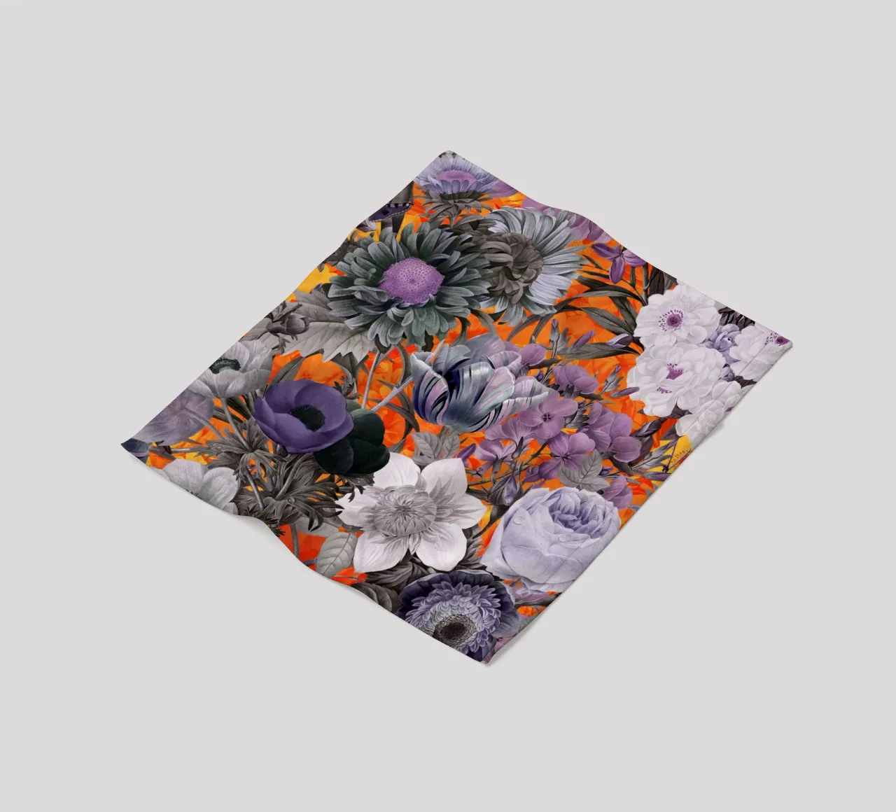 Magical Garden IX fleece blanket by burcukorkmazyurek