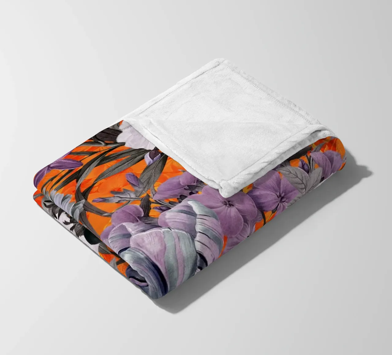 Magical Garden IX fleece blanket by burcukorkmazyurek