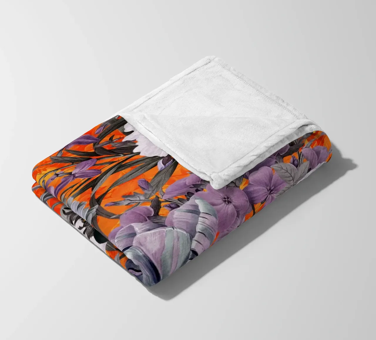 Magical Garden IX fleece blanket by burcukorkmazyurek