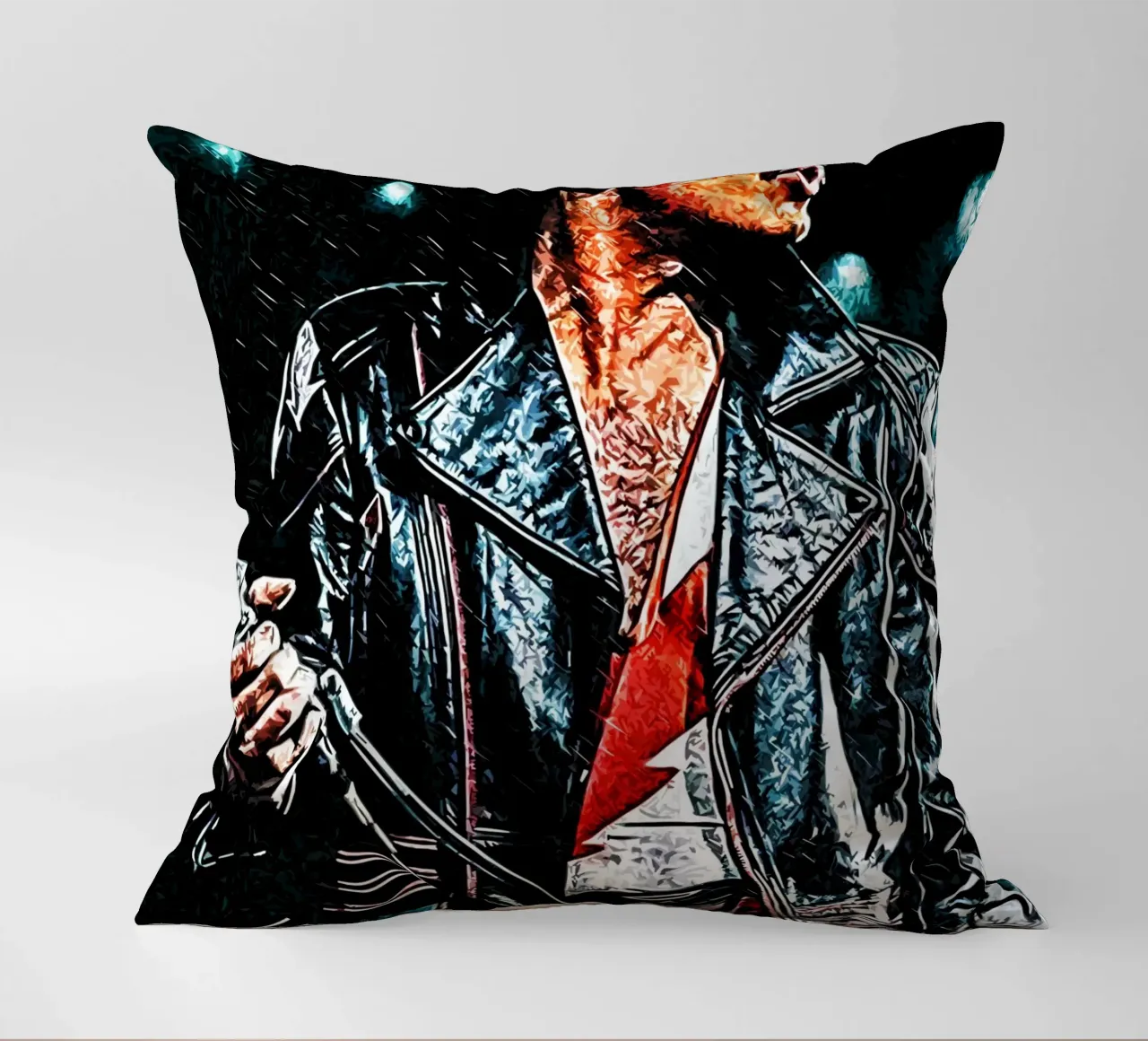 Freddie Mercury queen 3 Art decorative cushion by music soul