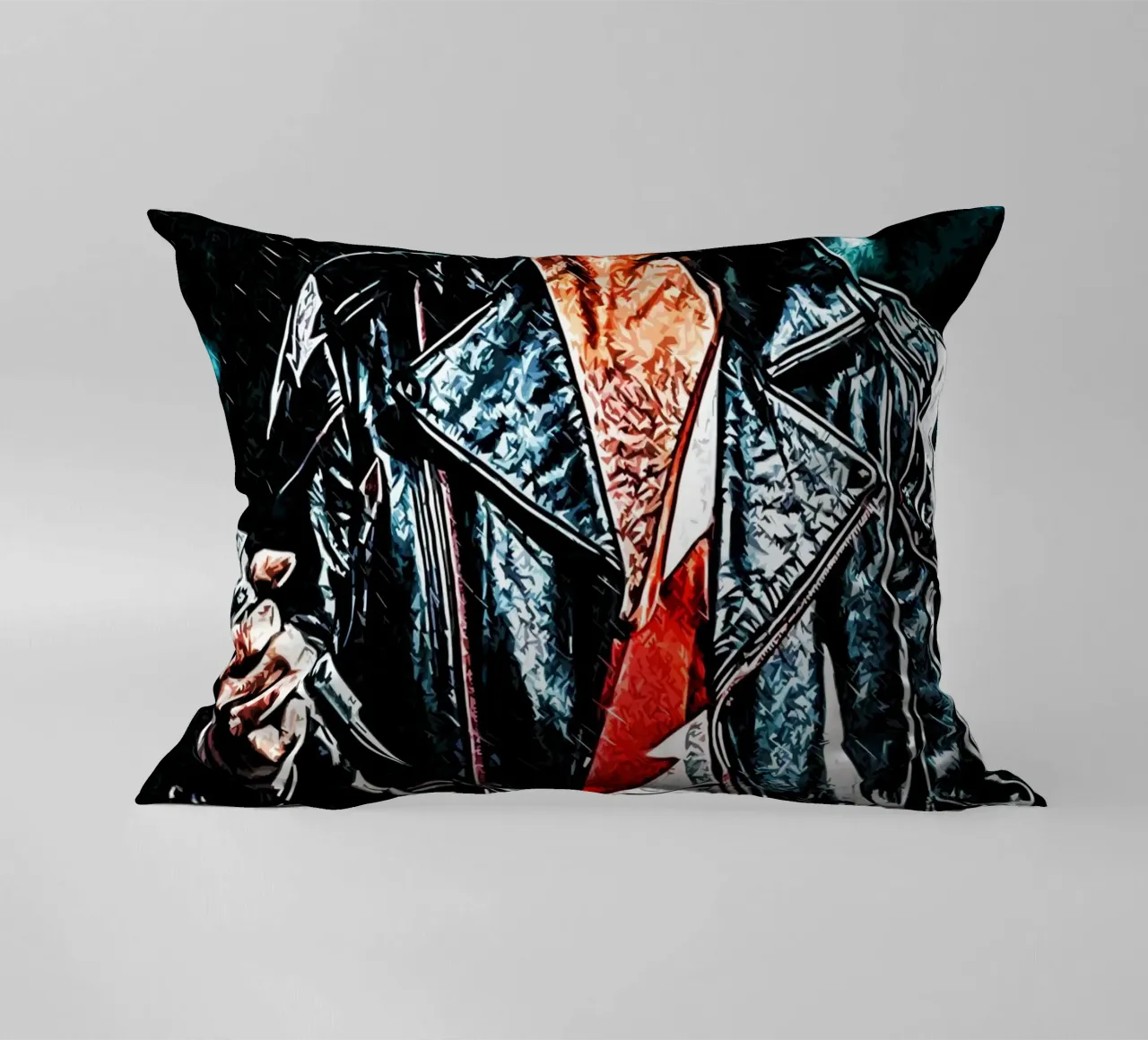 Freddie Mercury queen 3 Art decorative cushion by music soul