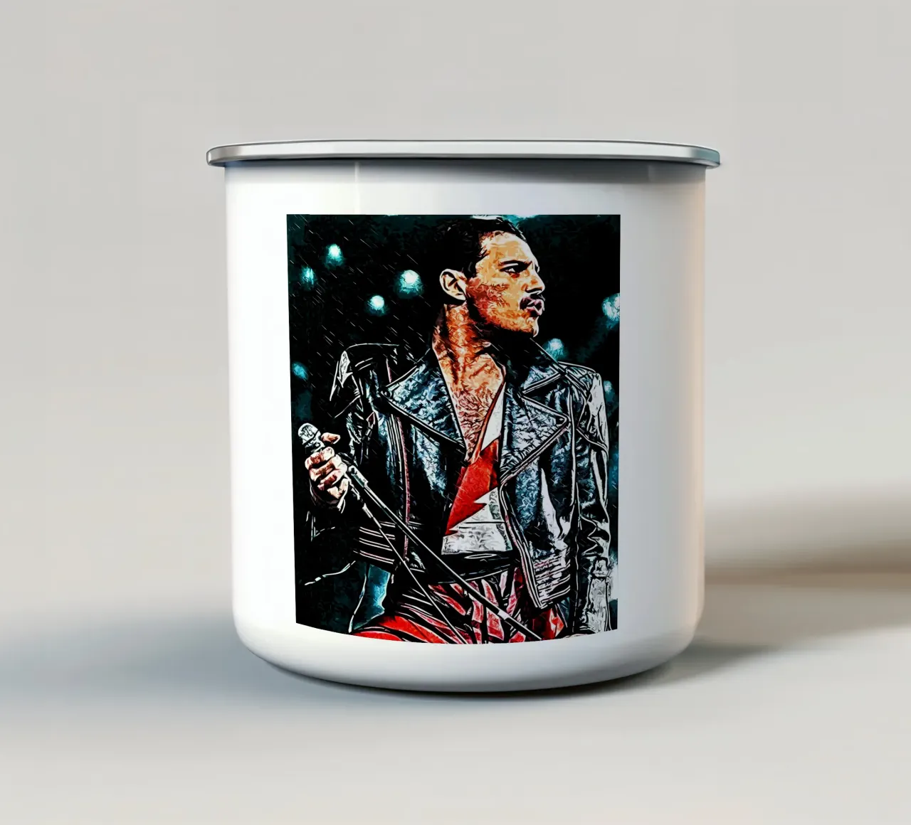 Freddie Mercury regina 3 Arte tazza in smalto da music soul