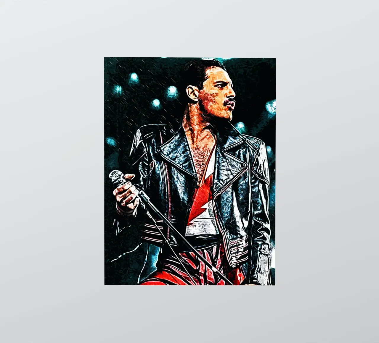 Freddie Mercury Königin 3 Kunst Sticker von music soul