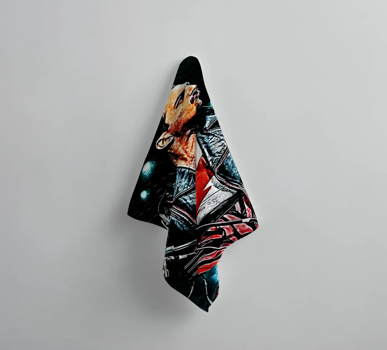 Freddie Mercury Königin 3 Kunst Handtuch von music soul
