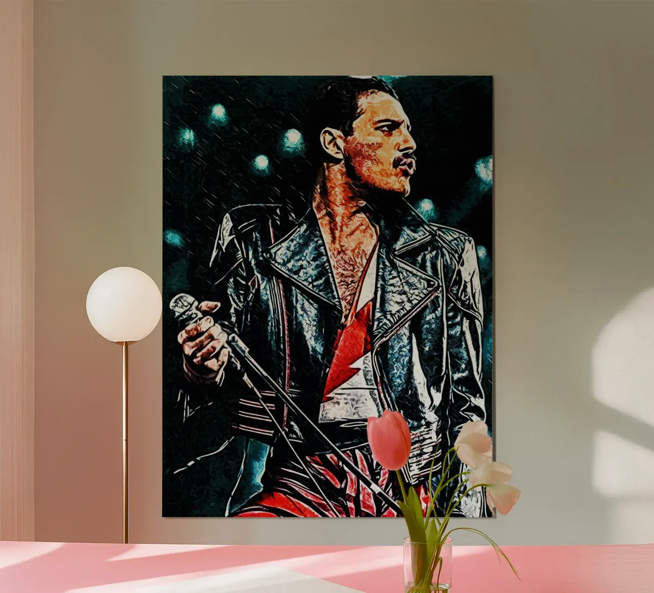 Freddie Mercury Königin 3 Kunst Hahnemühle von music soul