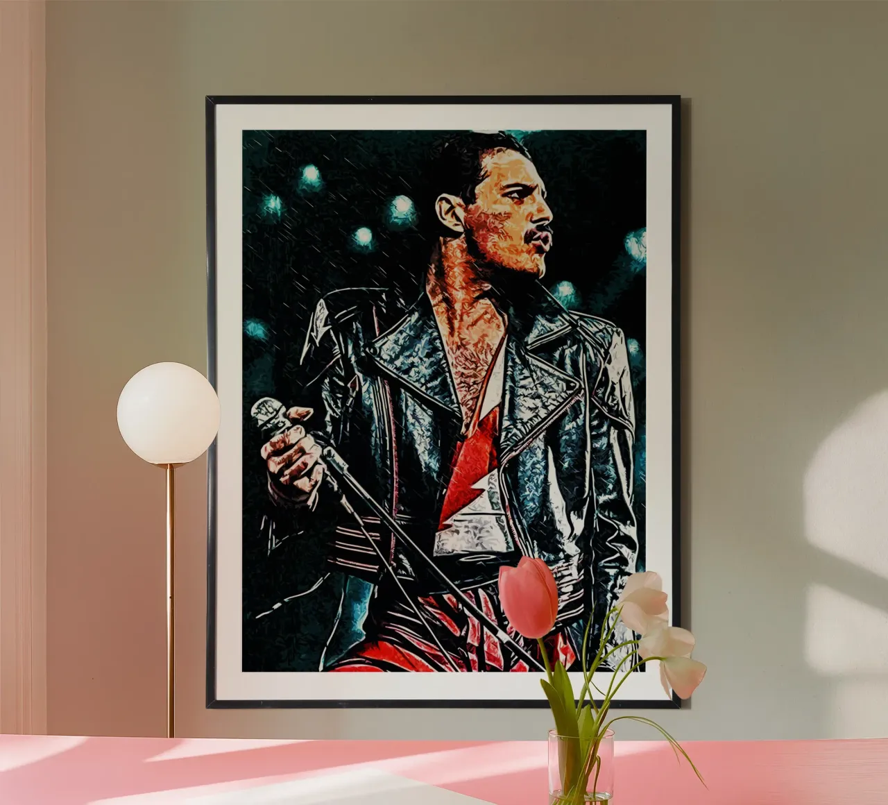 Freddie Mercury Königin 3 Kunst Hahnemühle von music soul