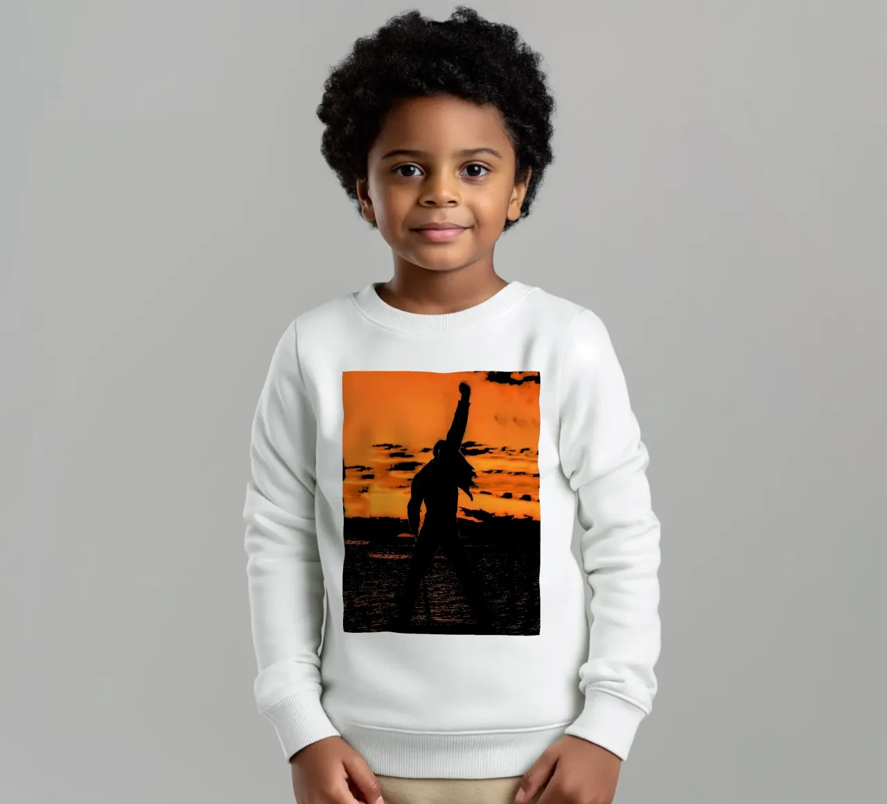 Freddie Mercury 6 Arte felpa bambino da music soul