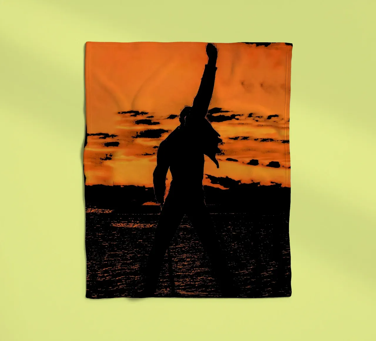 Freddie Mercury 6 Arte coperta in pile da music soul