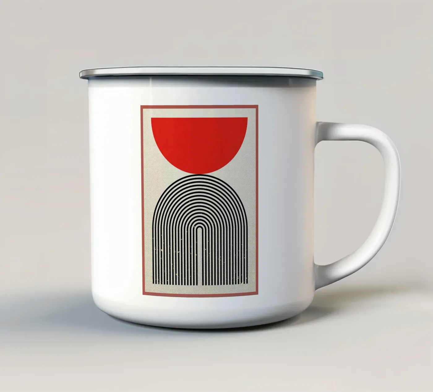 Simplicity E tazza in smalto da Adam Bican