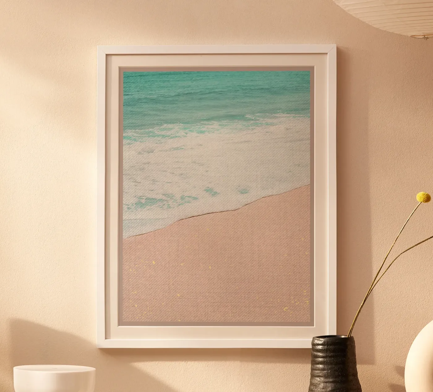 Spiaggia rosa poster da Adam Bican