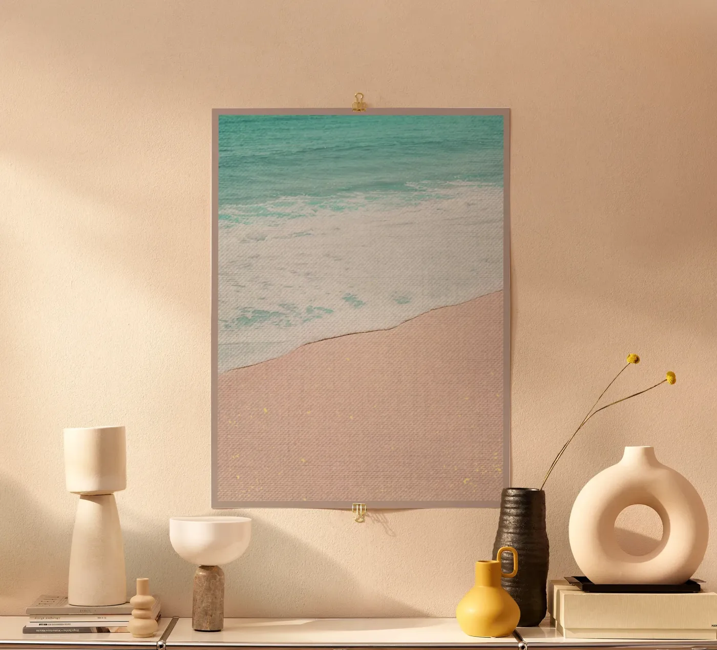 Spiaggia rosa poster da Adam Bican