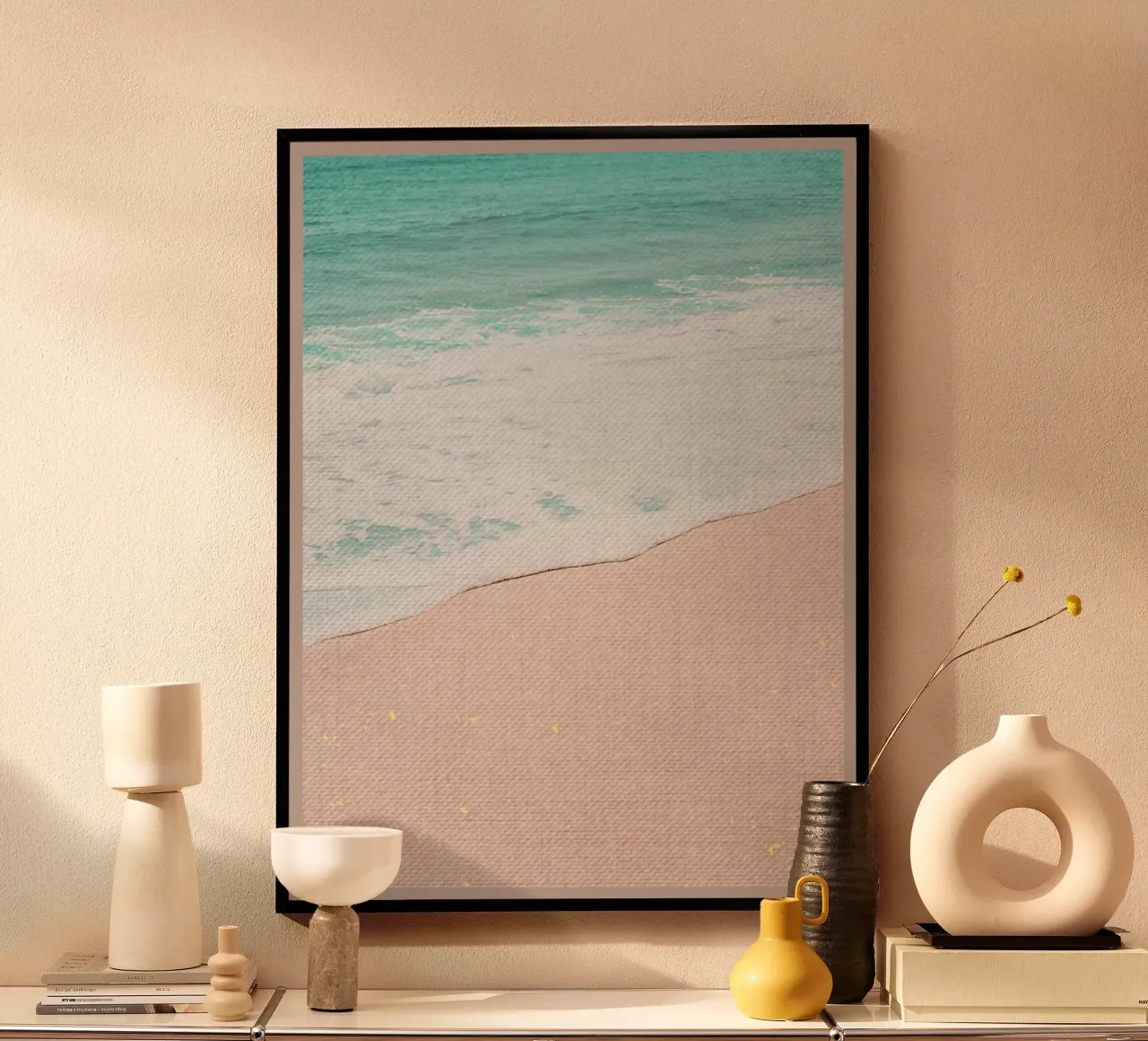 Pink beach hahnemühle by Adam Bican