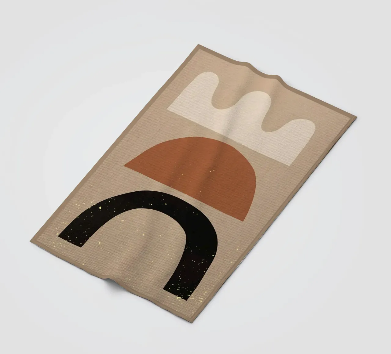 Design organico 06 coperta in pile da Adam Bican