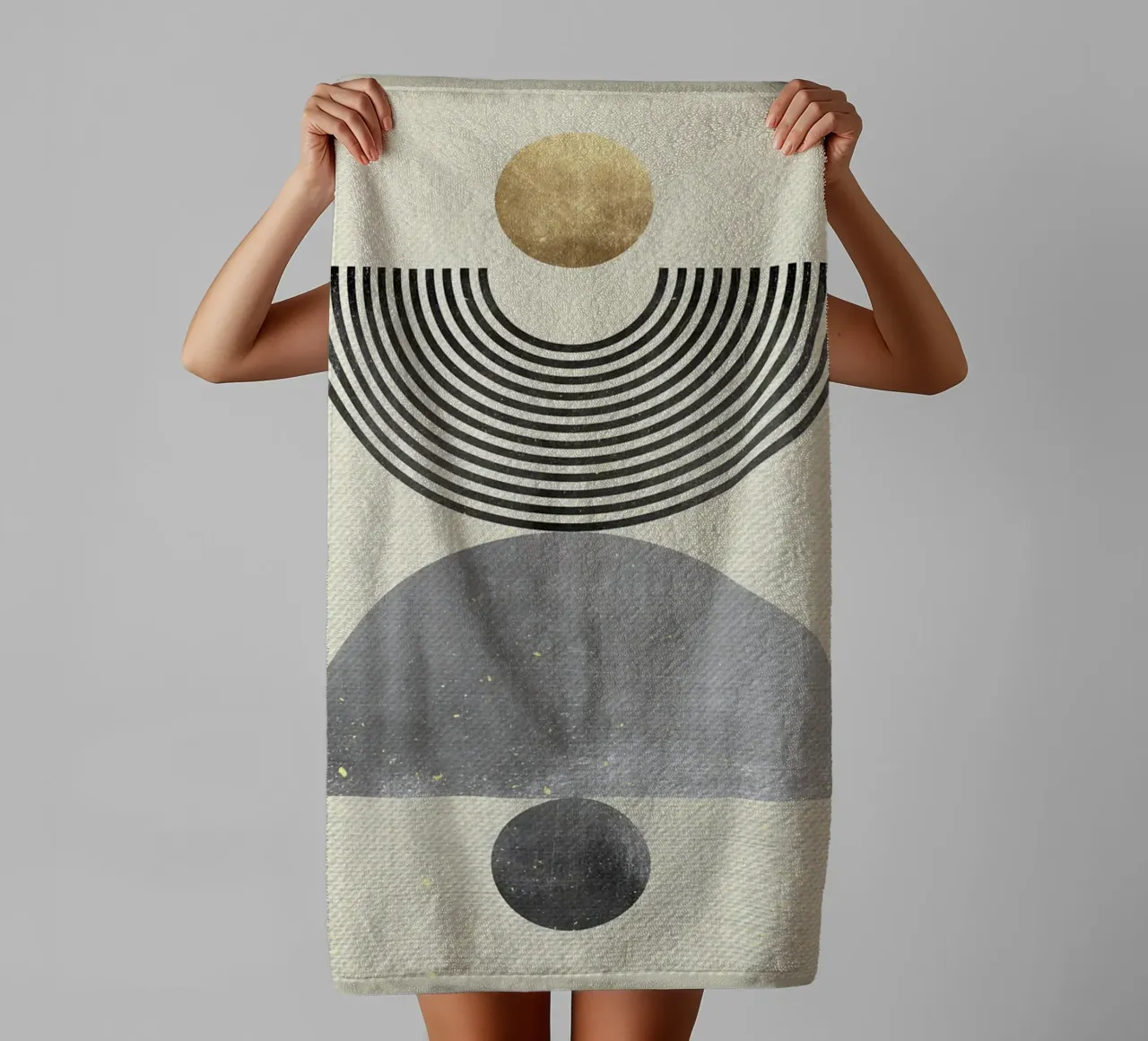 Collage moderno B asciugamano da bagno da Adam Bican