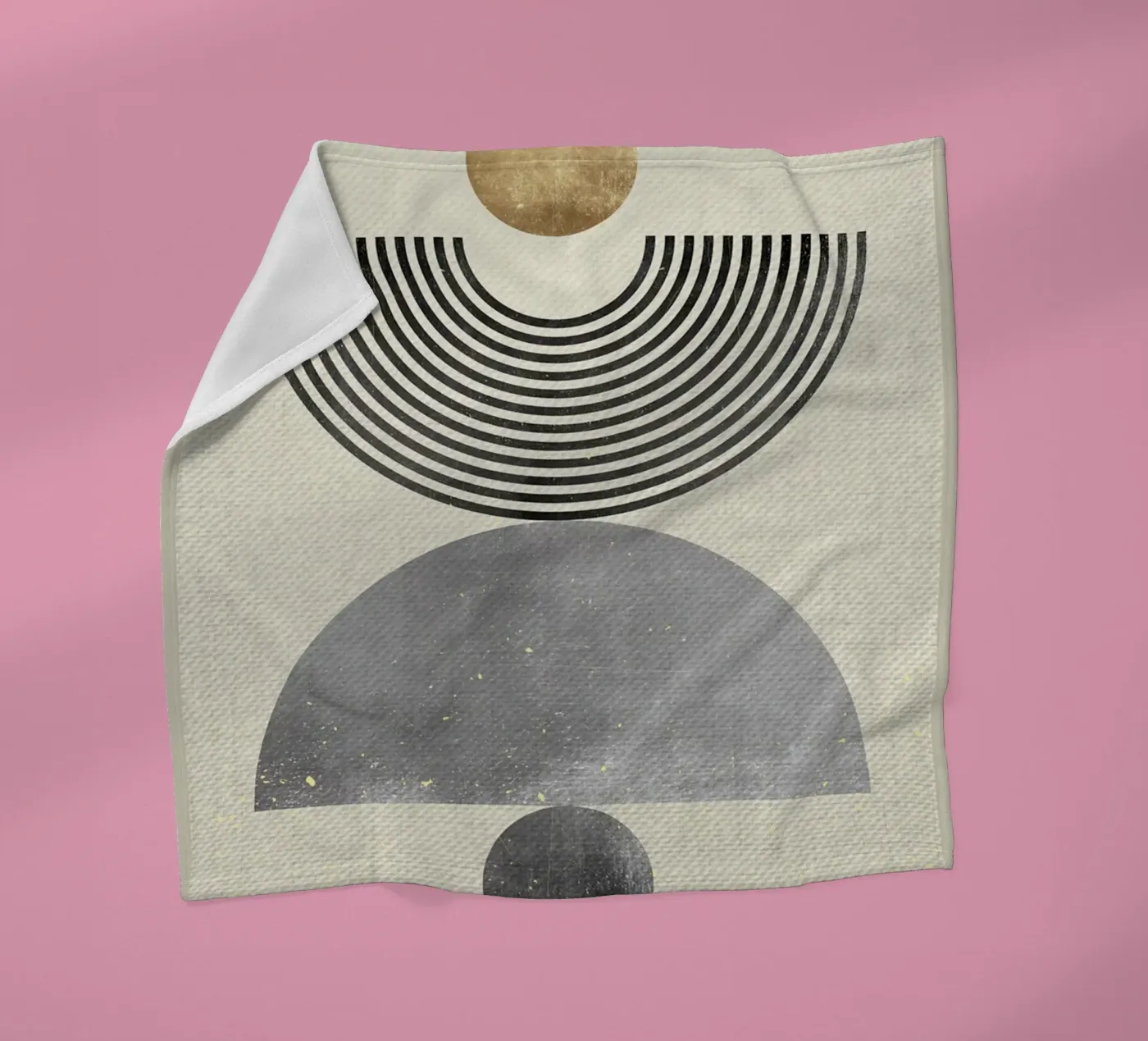 Moderne Collage B Fleecedecke von Adam Bican