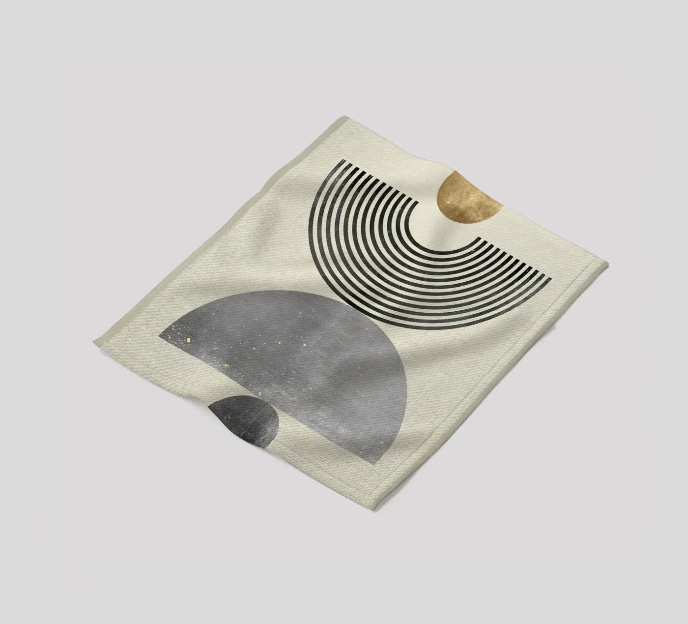 Moderne Collage B Fleecedecke von Adam Bican