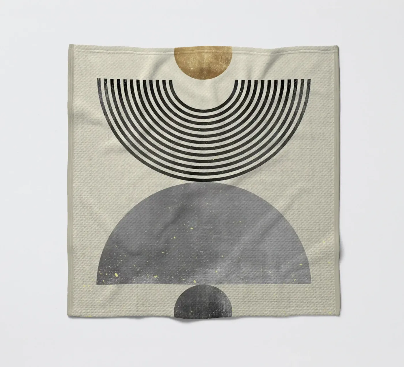 Moderne Collage B Fleecedecke von Adam Bican