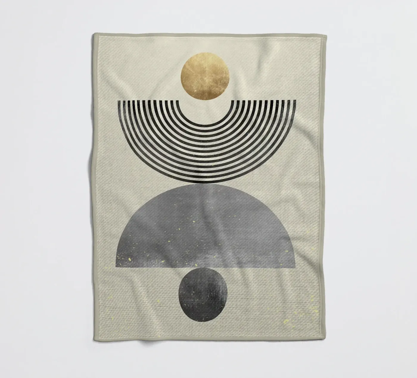 Moderne Collage B Fleecedecke von Adam Bican