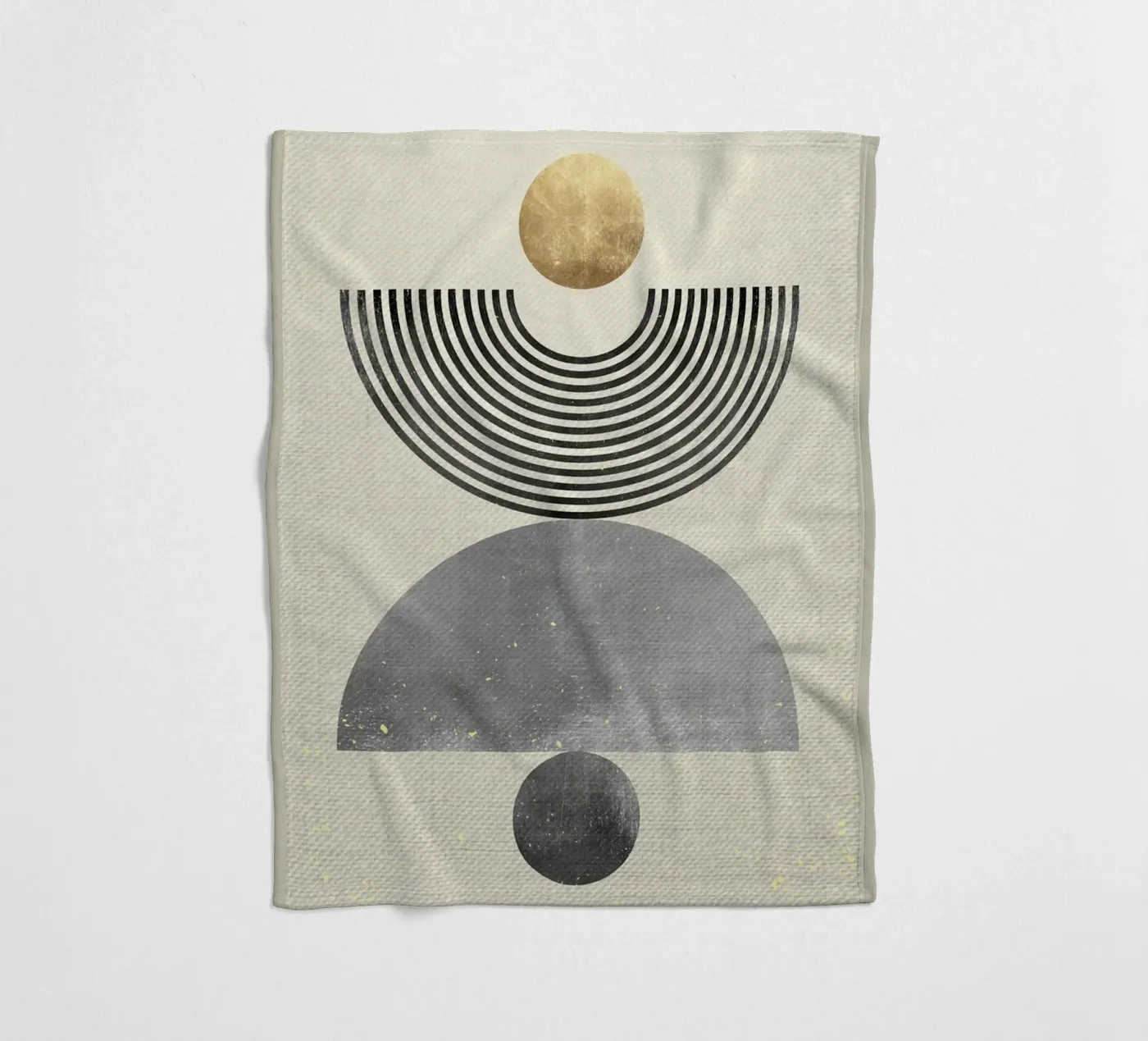 Moderne Collage B Fleecedecke von Adam Bican