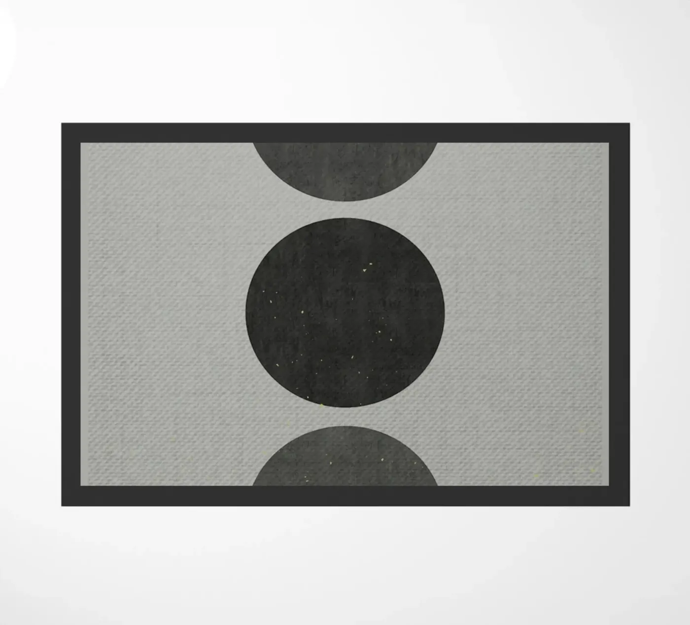 Minimalist lines doormat by Adam Bican