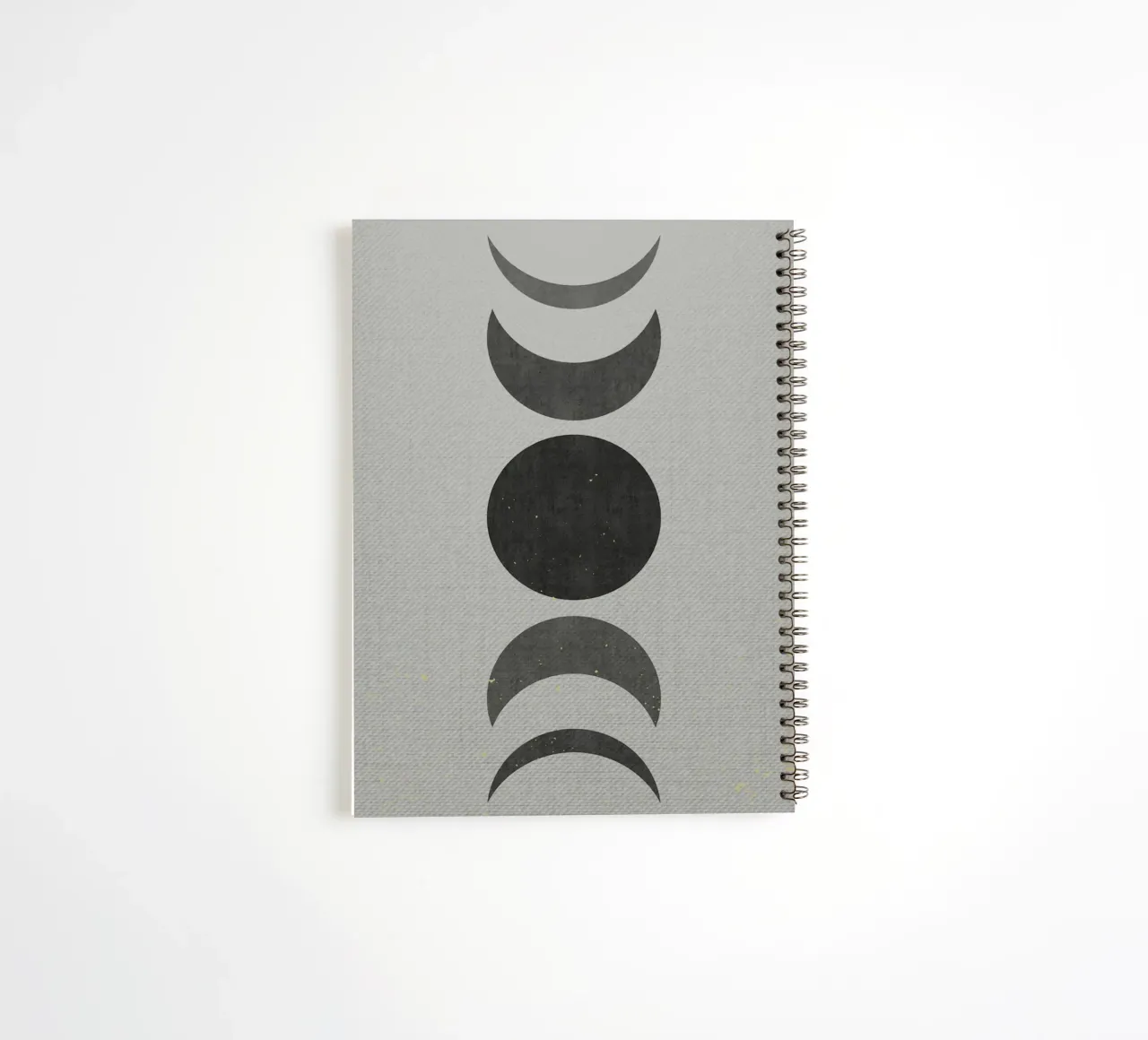 Minimalist lines spiral notebook by Adam Bican