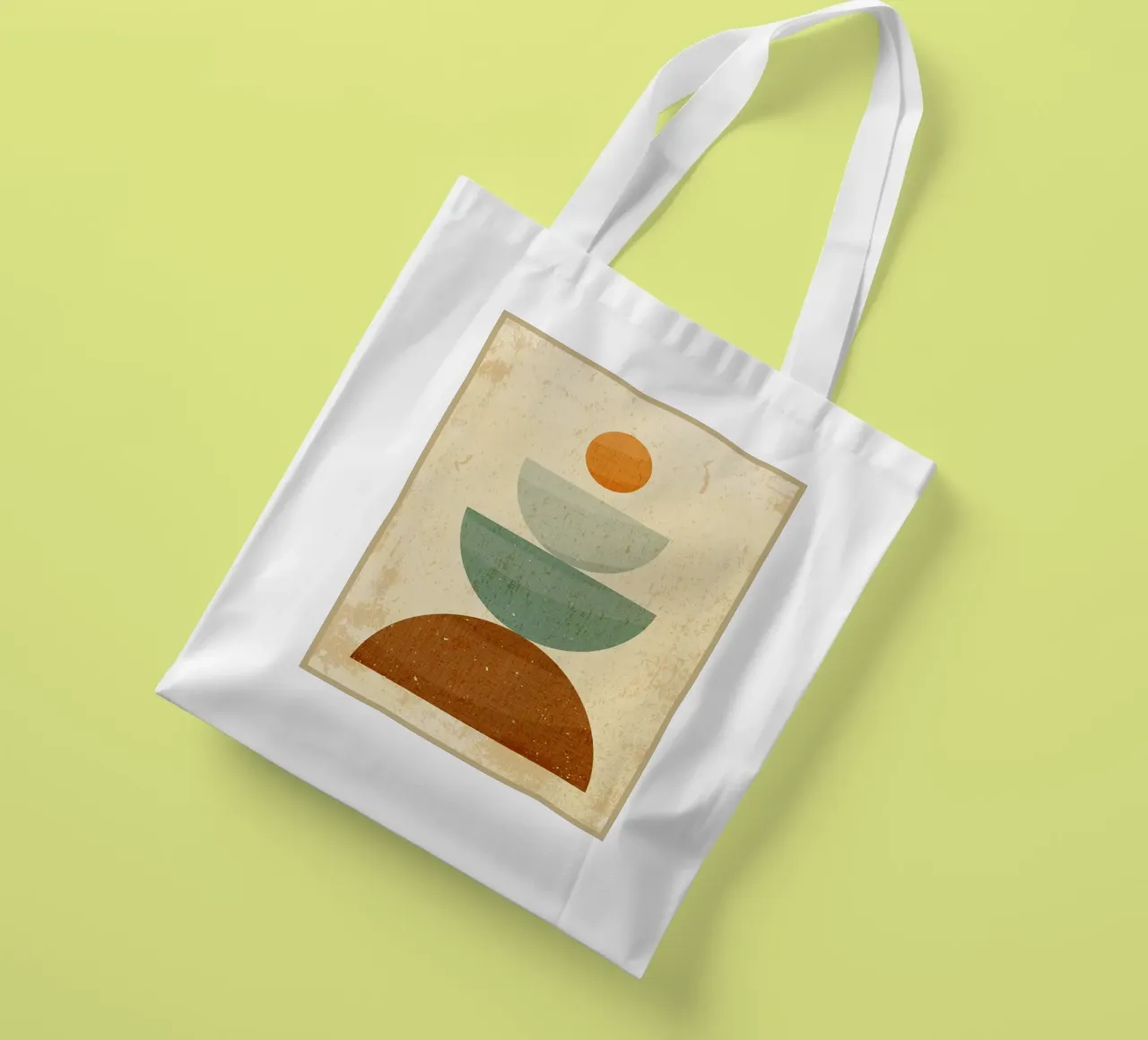 Linee minimaliste borsa in juta da Adam Bican