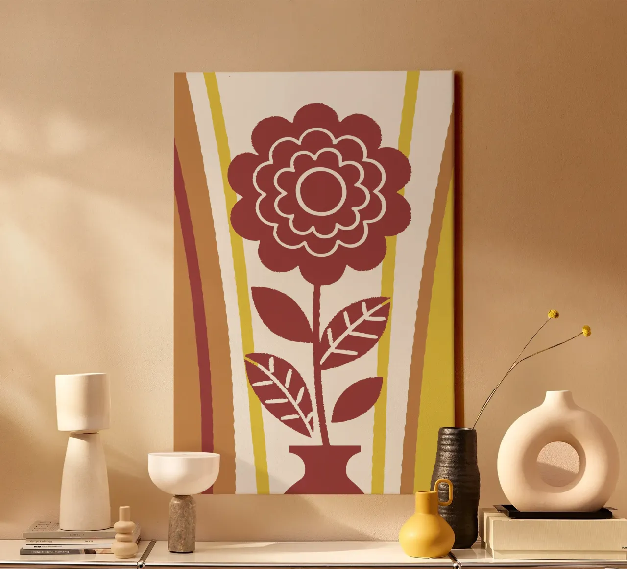 Fiori belli tela con Cornice a cassetta da TRENDY POSTER SHOP