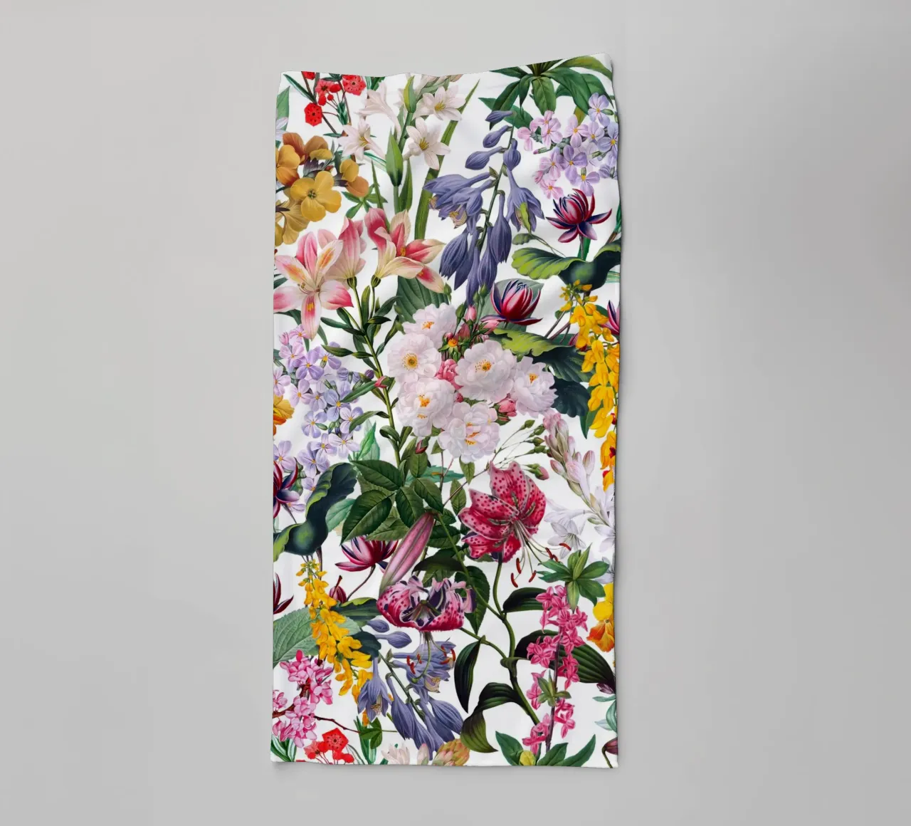 Vintage Garden X towel by burcukorkmazyurek