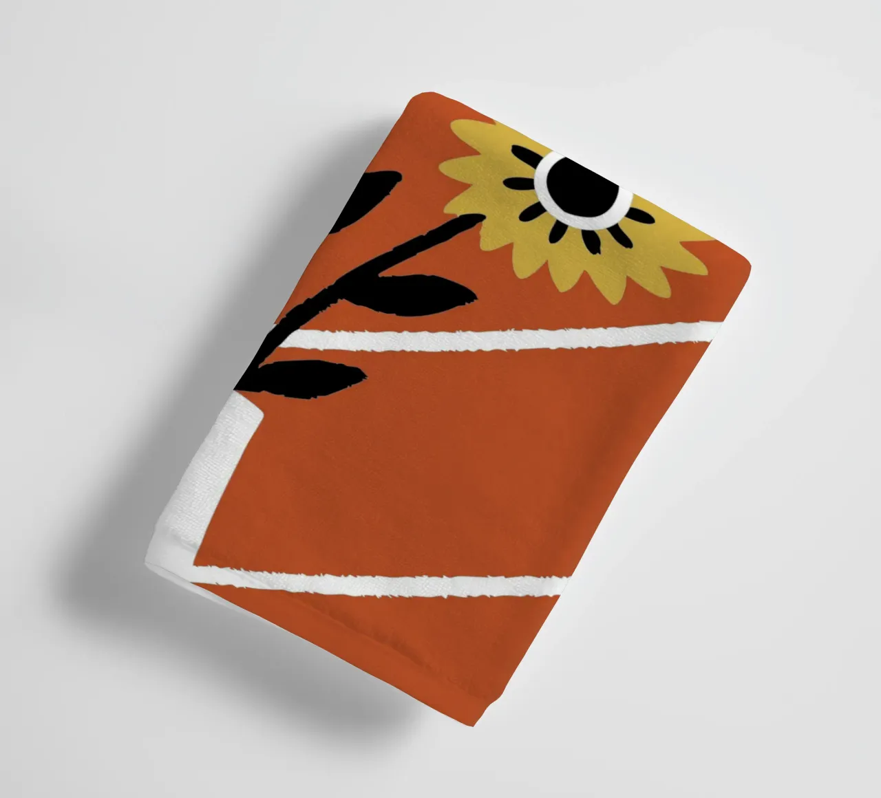 Vaso di girasoli asciugamano da bagno da TRENDY POSTER SHOP