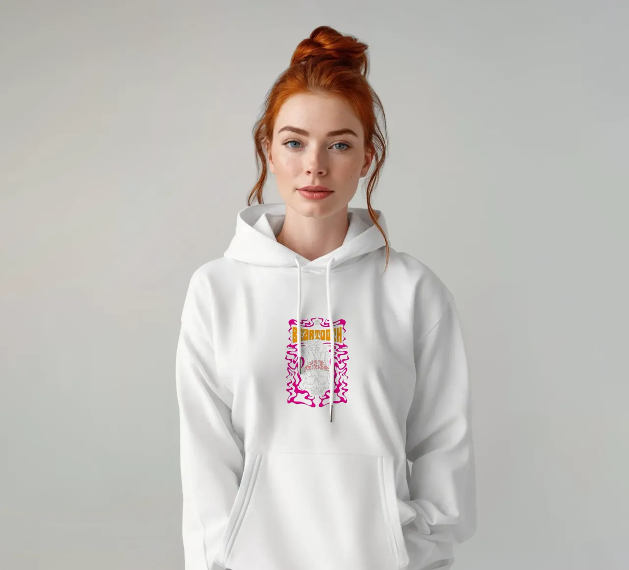 Cranio cerebrale vintage - Beartooth felpa con cappuccio da https://www.juniqe.com/uk/shop/Henndraws