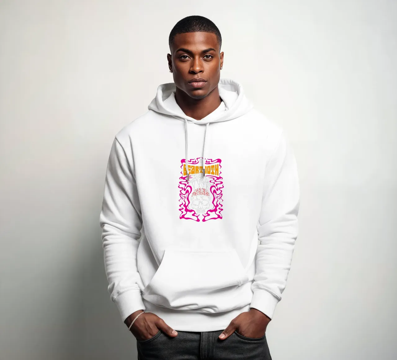 Cranio cerebrale vintage - Beartooth felpa con cappuccio da https://www.juniqe.com/uk/shop/Henndraws