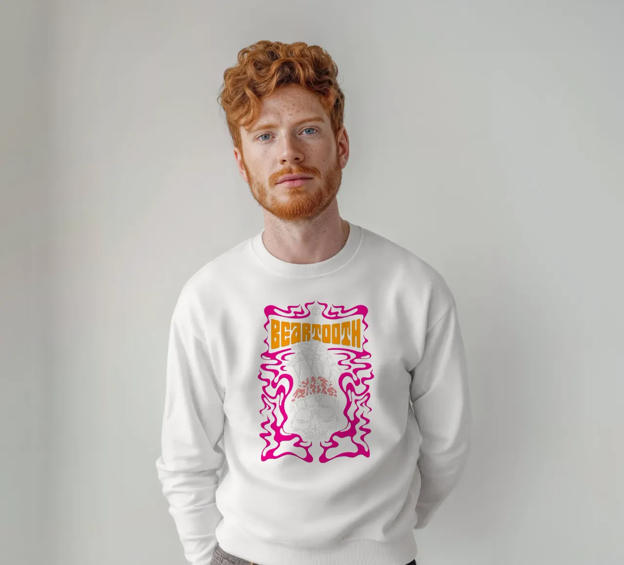 Cranio cerebrale vintage - Beartooth felpa da https://www.juniqe.com/uk/shop/Henndraws