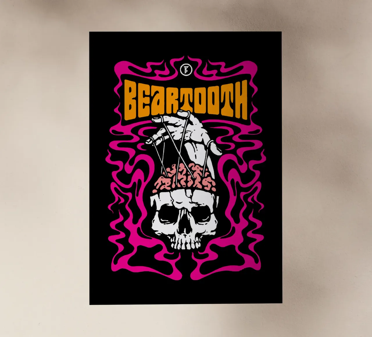 Cranio cerebrale vintage - Beartooth pellicola backlit da https://www.juniqe.com/uk/shop/Henndraws