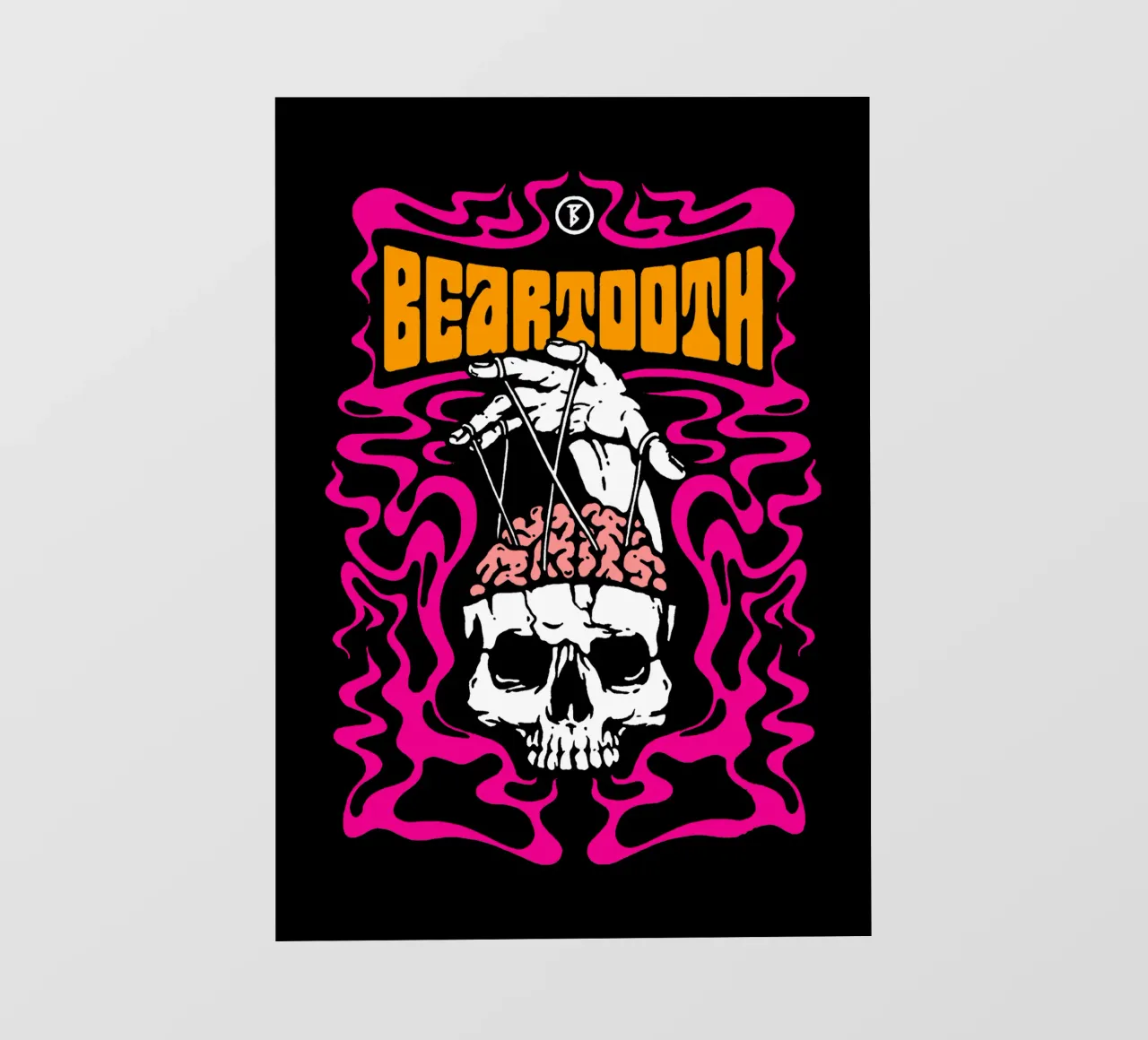 Cranio cerebrale vintage - Beartooth pellicola backlit da https://www.juniqe.com/uk/shop/Henndraws
